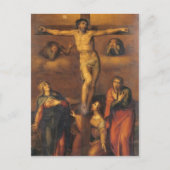 Michelangelo- Crucifixation Postkarte (Vorderseite)