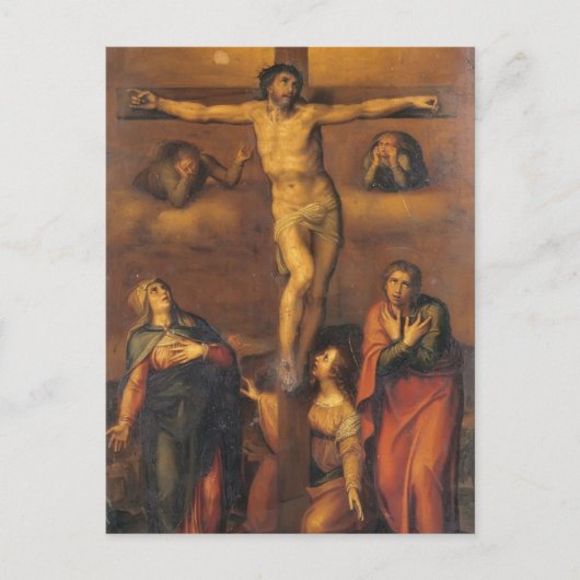 Michelangelo- Crucifixation Postkarte (Vorderseite)