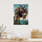 Michelangelo - Das Torment des Heiligen Anthony Poster (Küche)