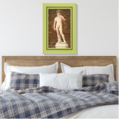 MICHELANGELO DAVID MIT ABSCHNITTLEAF LEINWANDDRUCK (Insitu (Schlafzimmer))