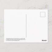 MICHELANGELO DAVID MIT ABSCHNITTLEAF POSTKARTE (Rückseite)