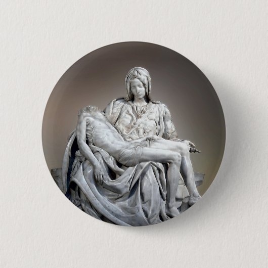 Michelangelo - Die Pieta Button (Vorderseite)