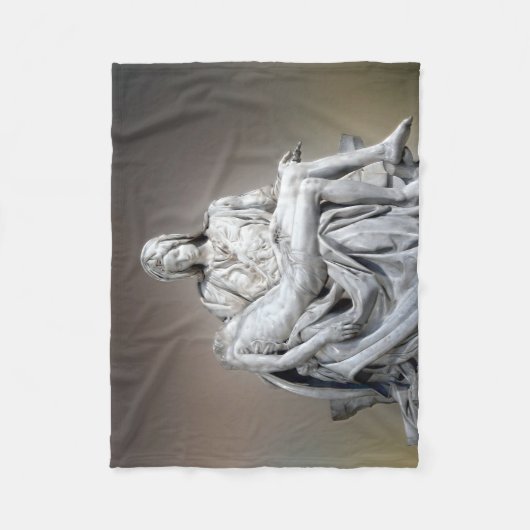 Michelangelo - Die Pieta Fleecedecke (Vorderseite)