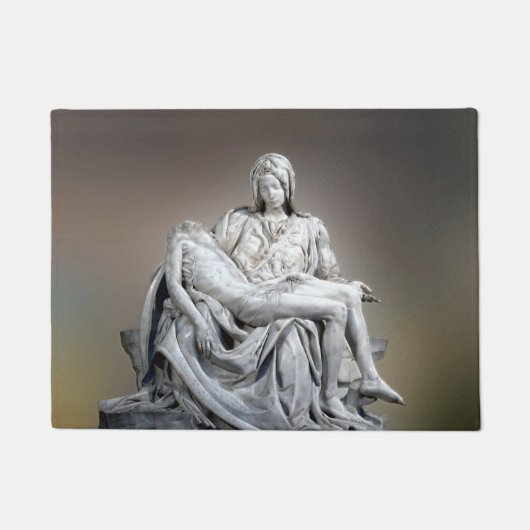 Michelangelo - Die Pieta Fußmatte (Vorderseite)