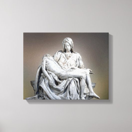 Michelangelo - Die Pieta Leinwanddruck (Vorderseite)
