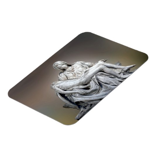 Michelangelo - Die Pieta Magnet (Linke Seite)