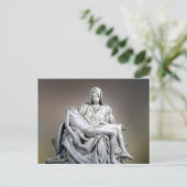 Michelangelo - Die Pieta Postkarte (Stehend Vorderseite)