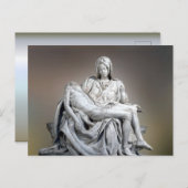 Michelangelo - Die Pieta Postkarte (Vorne/Hinten)