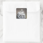 Michelangelo - Die Pieta Quadratischer Aufkleber (Tasche)