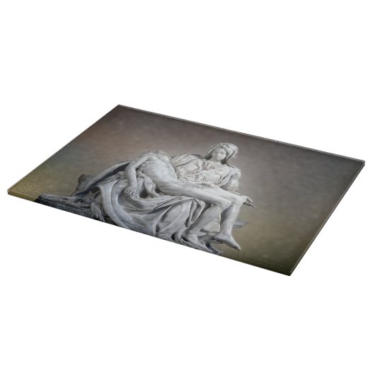 Michelangelo - Die Pieta Schneidebrett (Ecke)