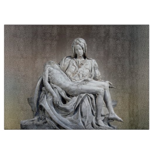 Michelangelo - Die Pieta Schneidebrett (Vorderseite)