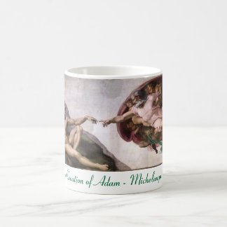Michelangelo Die Schöpfung der Adam-Tasse Kaffeetasse