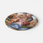 Michelangelo - Doni Tondo Pappteller (Schrägansicht)