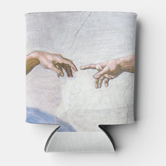 Michelangelo - Erschaffung von Adam Abgeschieden Dosenkühler (Vorderseite)