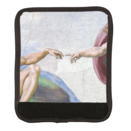 Michelangelo - Erschaffung von Adam Abgeschieden Gepräckgriffwickel