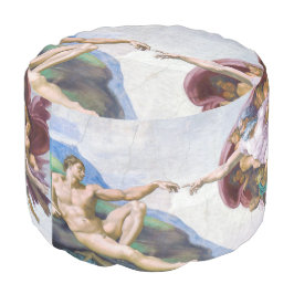 Michelangelo - Erschaffung von Adam Abgeschieden Hocker