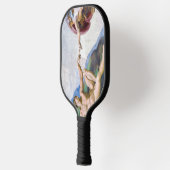 Michelangelo - Erschaffung von Adam Abgeschieden Pickleball Schläger (Links)