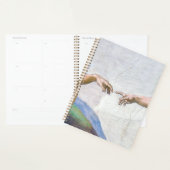 Michelangelo - Erschaffung von Adam Abgeschieden Planer (Anzeige)