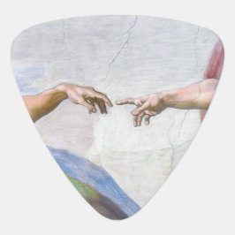 Michelangelo - Erschaffung von Adam Abgeschieden Plektrum
