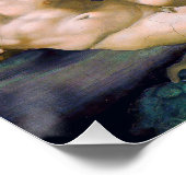 Michelangelo - Erschaffung von Adam Abgeschieden Poster (Ecke)