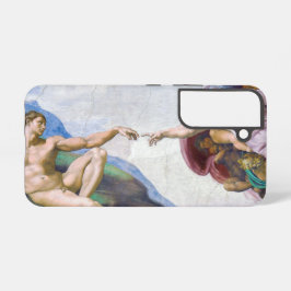 Michelangelo - Erschaffung von Adam Abgeschieden Samsung Galaxy Hülle