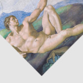 Michelangelo - Erschaffung von Adam Abgeschieden Seidenpapier (Ausschnitt)