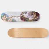 Michelangelo - Erschaffung von Adam Abgeschieden Skateboard (Horizontal)