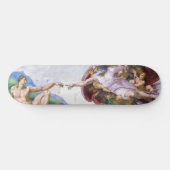 Michelangelo - Erschaffung von Adam Abgeschieden Skateboard (Horizontal)