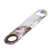 Michelangelo - Erschaffung von Adam Abgeschieden Speed Flaschenöffner (Vorderseite Schrägansicht)