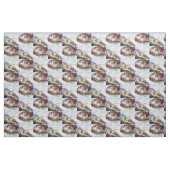 Michelangelo - Erschaffung von Adam Abgeschieden Stoff (Fat Quarter (45,7 x 55,9 cm))