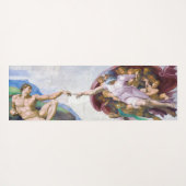 Michelangelo - Erschaffung von Adam Abgeschieden Yogamatte (Rückseite (Horizontal))