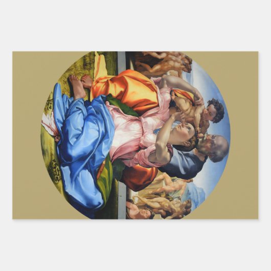 Michelangelo Geschenkpapier Set (Vorderseite 3)