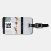 Michelangelo - Gründung von Adam Abgeschieden - QR Gepäckanhänger (Vorderseite horizontal)