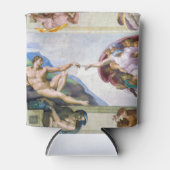 Michelangelo - Gründung von Adam, Sixtinische Kape Dosenkühler (Vorderseite)
