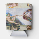 Michelangelo - Gründung von Adam, Sixtinische Kape Dosenkühler (Rückseite)