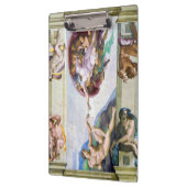 Michelangelo - Gründung von Adam, Sixtinische Kape Klemmbrett (Links)