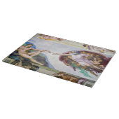 Michelangelo - Gründung von Adam, Sixtinische Kape Schneidebrett (Ecke)