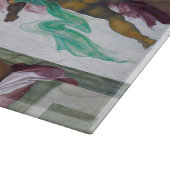 Michelangelo - Gründung von Adam, Sixtinische Kape Schneidebrett (Ecke)