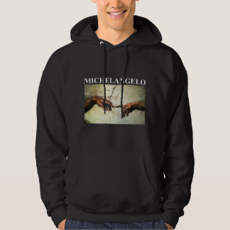 Michelangelo Gründung von Adam Vintag Art Hoodie