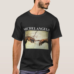 Michelangelo Gründung von Adam Vintag Art T-Shirt