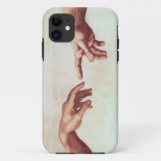 Michelangelo-Hände Case-Mate iPhone Hülle (Rückseite)