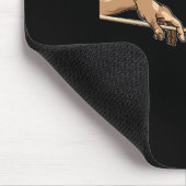 Michelangelo hands Creation von Adam Pool Billiard Mousepad (Ecke)