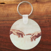 Michelangelo Hands Key Chain Schlüsselanhänger (Vorderseite)