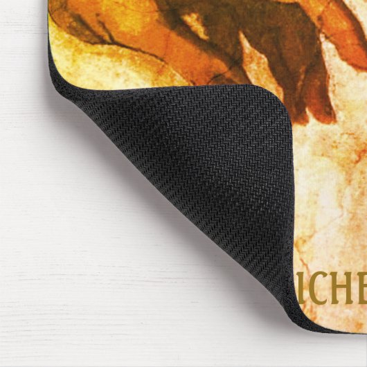 Michelangelo Hands Vintag Art Mousepad (Ecke)