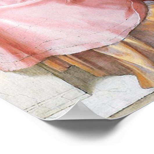 Michelangelo-Isaiah Poster (Ecke)