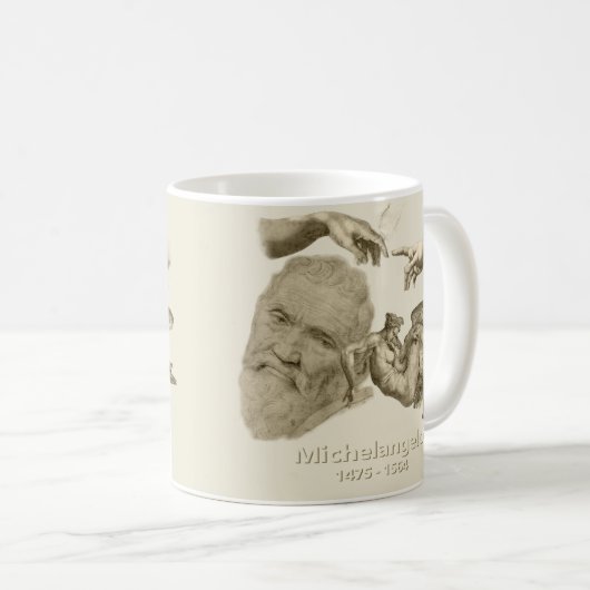 Michelangelo Kaffeetasse (VorderseiteRechts)