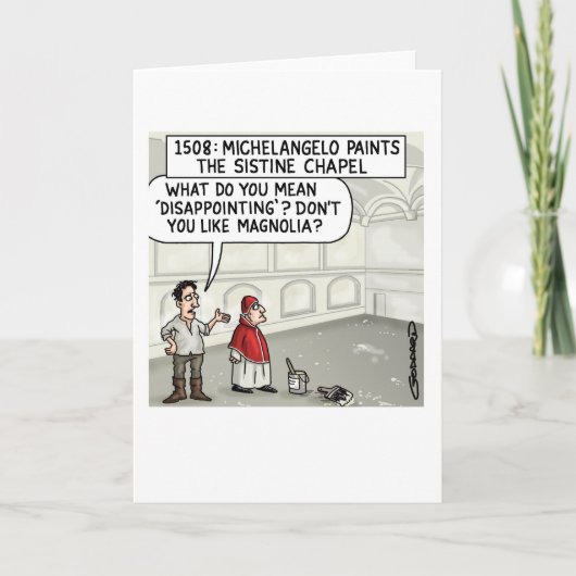 Michelangelo Karte (Vorderseite)