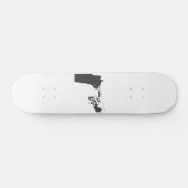 Michelangelo Katze - Wählen Sie die Hintergrundfar Skateboard (Horizontal)