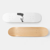Michelangelo Katze - Wählen Sie die Hintergrundfar Skateboard (Horizontal)