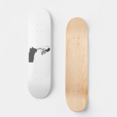 Michelangelo Katze - Wählen Sie die Hintergrundfar Skateboard (Vorderseite)